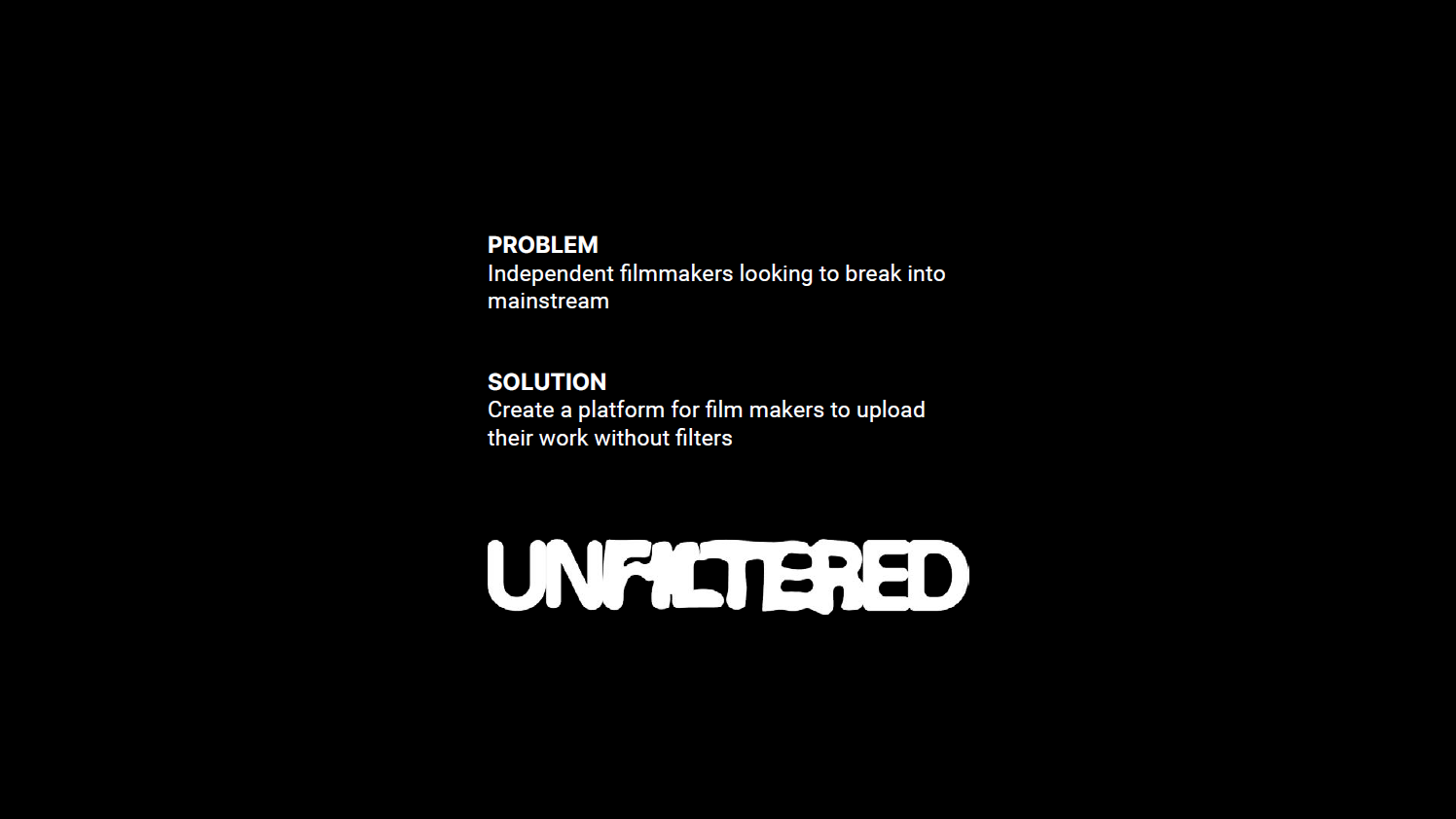 Unfiltered — 2